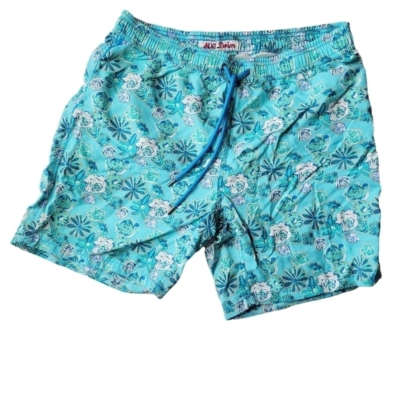 Mr. Swim Daisy Rose Swim Trunks Large - Picture 2 of 7